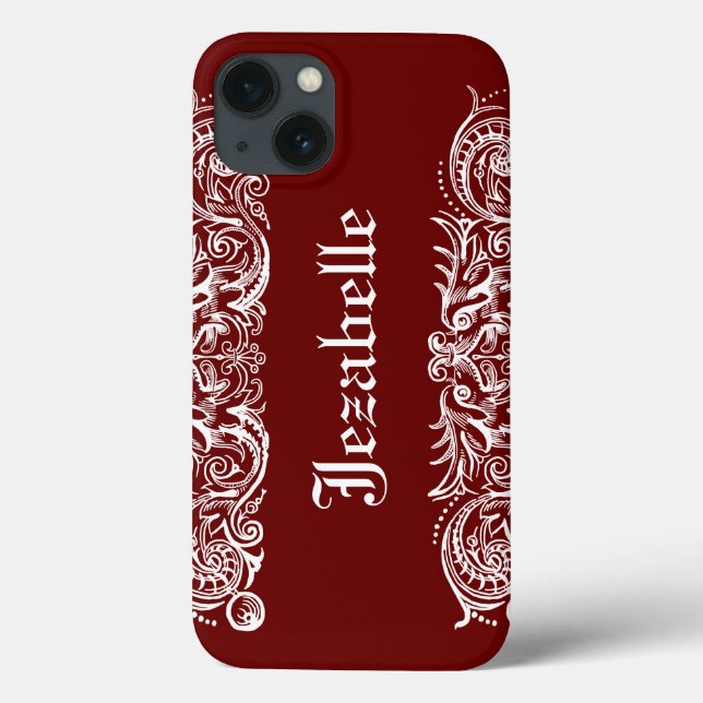 Casemato branco de Impressão de monstros vinculado (Verso)