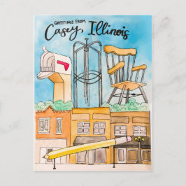 Casey, cartão postal da IL