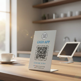 Cash App QR Code Payment Scan to Pay Business Logo