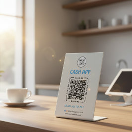 Cash App QR Code Payment Scan to Pay Business Logo