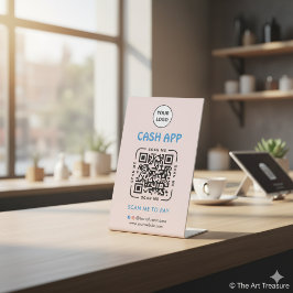 Cash app QR Code Payment Scan to Pay Business Logo