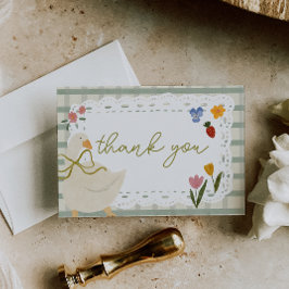 Casinha Agradecimento Ganso Xadrez