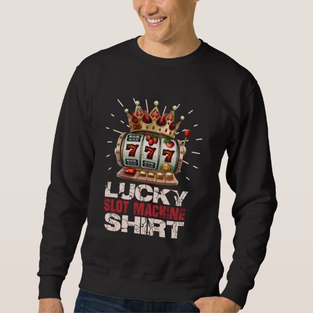 Casino LUCKY SLOT MACHINES CAMISA Jackpot 77 Slot (Frente)