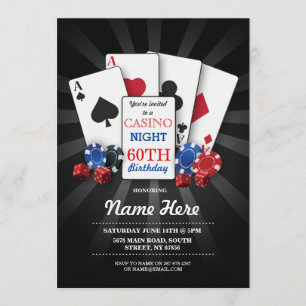 Casino Night Las Vegas - Festa de Convite de Anive