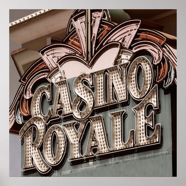 Casino Royale Las Vegas Retro Poster (Frente)
