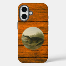 Caso Alligator Wood Grain iPhone 16