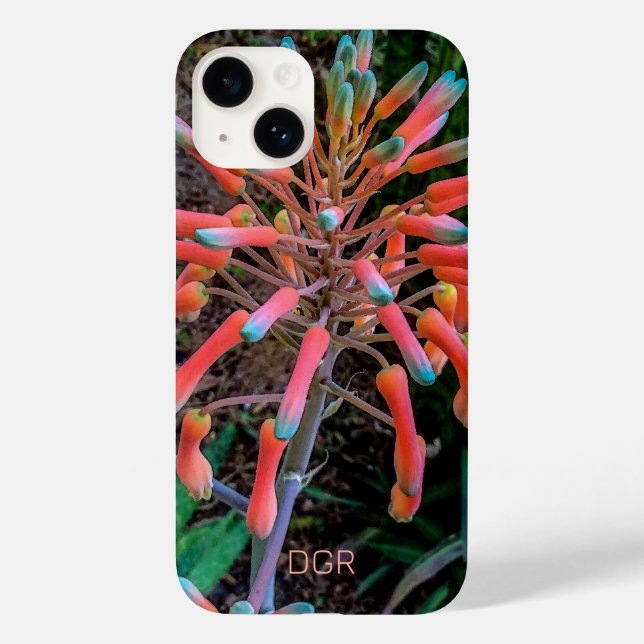 Caso Blooming Aloe Plant iPhone 14 (Verso)
