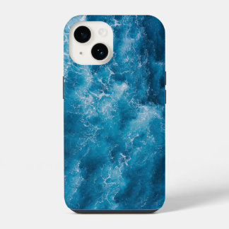 Caso bonito de Padrão de Geodo Azul Azul Aqua Turq