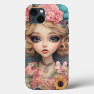 Caso BTS Doll Girl iPhone/iPad para Mulheres