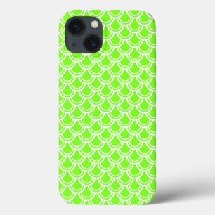 Caso de ar iPad com escala de peixes verdes neon