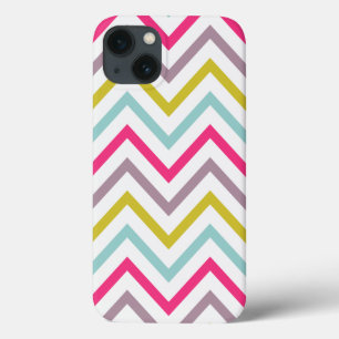 CASO DE AR IPAD DO PADRÃO DE RETRO CHEVRON COLORID