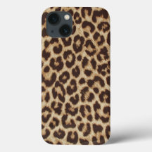 Caso de ID de telefone do Chic Leopard