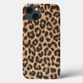 Caso de ID de telefone do Chic Leopard