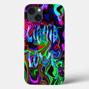 Caso de ~ iPad Plastic 2/3/4 com amor líquido