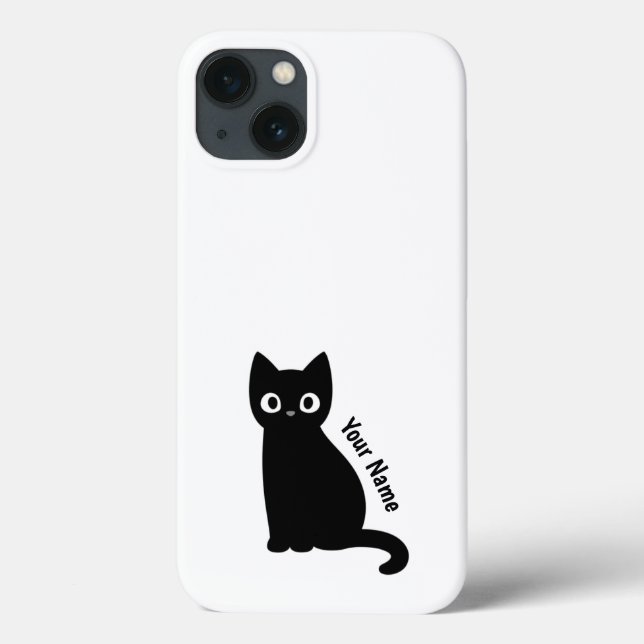 Caso de Nome Personalizado de Cat (Verso)