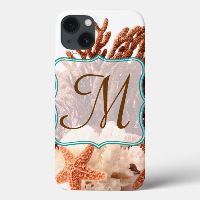 Caso de Peixe de Areia Ocea Monograma IPAD (Verso)