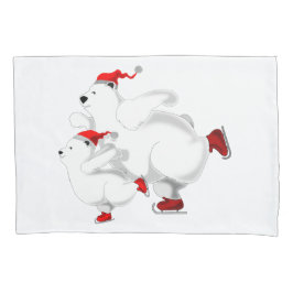 Caso de Travesseiro de Natal com Bears Felizes de