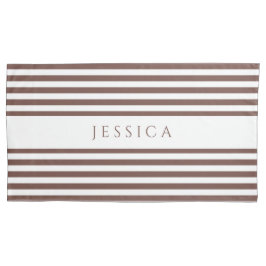 Caso de Travesseiro de Nome de Padrão com Faixa Ma