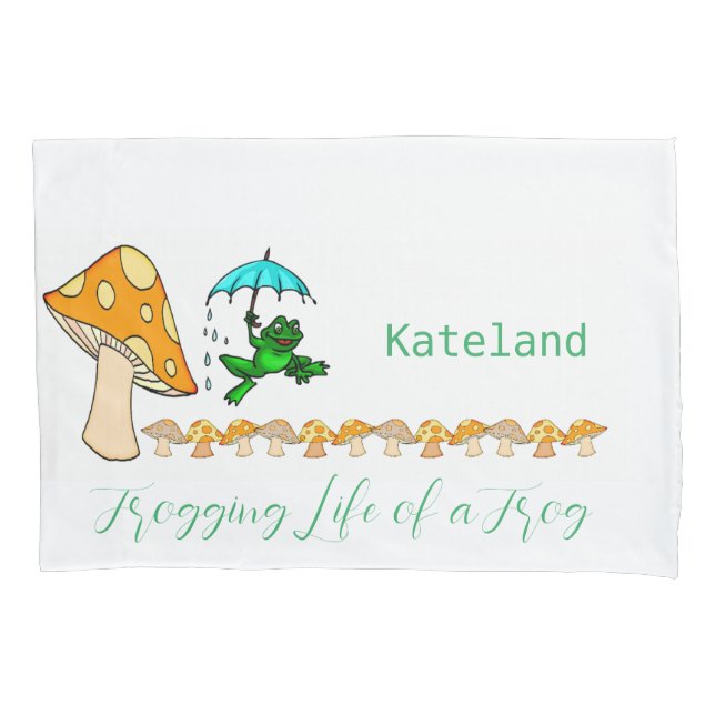 Caso de travesseiro Ruptura da vida de um cogumelo (Frente)