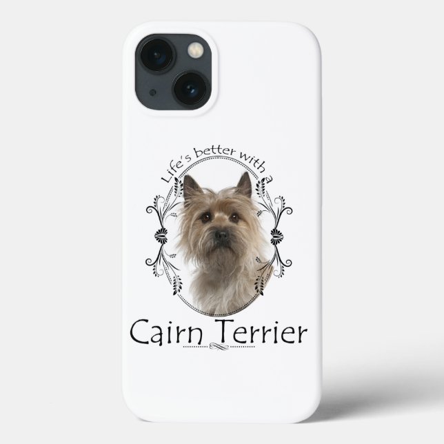 Caso de Wallet do Cairn Terrier iPhone (Verso)