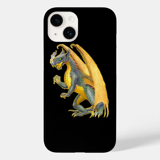 Caso do Dragão de Disparo de Fogo iPhone 6 (Verso)