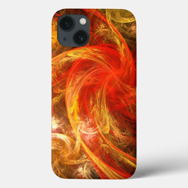 Caso do Firestorm Abstrato Art iPhone 6 (Verso)