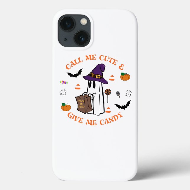 Caso do Halloween Ghost iPhone 13 (Verso)