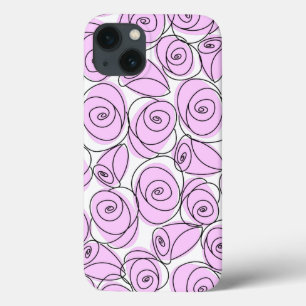 Caso do iPad do Lilac dos rosas