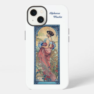 Caso do iPhone 13 Alphonse Mucha Art Nouveau