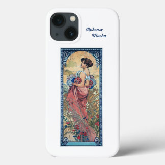 Caso do iPhone 13 Alphonse Mucha Art Nouveau