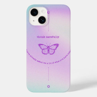 Caso do iPhone 14 - Borboleta Refletiva