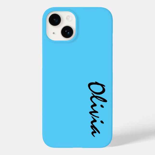 Caso do iPhone 14 de Nome Personalizado (Verso)