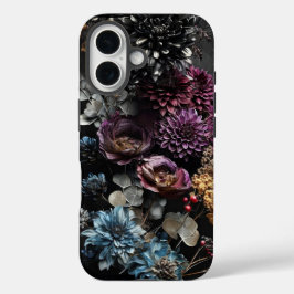 Caso do iPhone 16 Floral Gótico