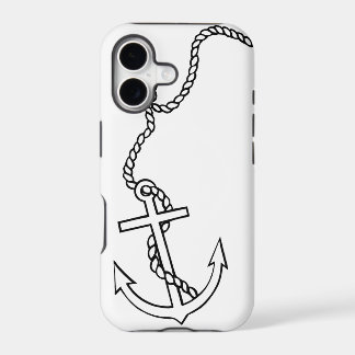 Caso do iPhone 5 da corda & da âncora