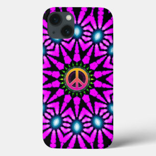 Caso do iPhone 6 do sinal de paz da Laço-Tintura