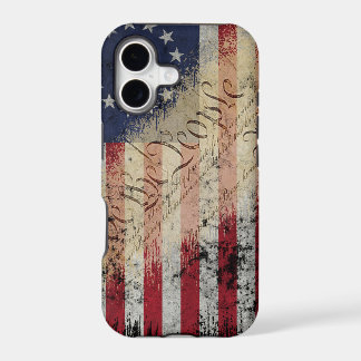 Caso do iPhone X da bandeira americana de Betsy