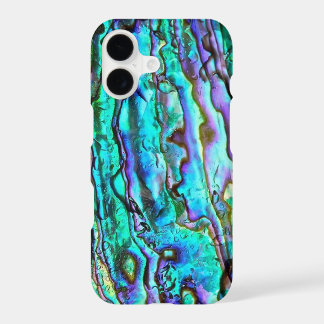 Caso do iphone X da imagem de Paua Shell do olmo