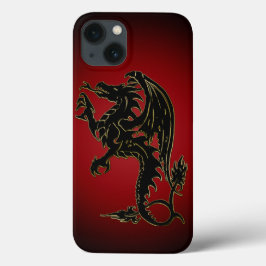 Caso do iPhone X do Dragão de Gradiente Tradiciona