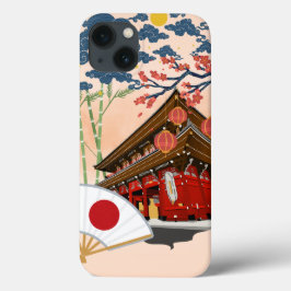 Caso do Japão iPhone 13 - Arte tradicional japones