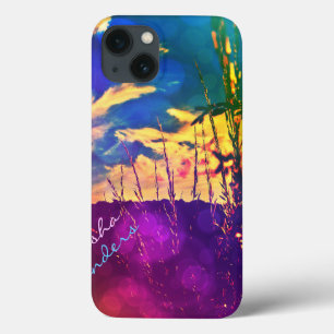 Caso do Rainbow Rural Skies iPad *personalize*