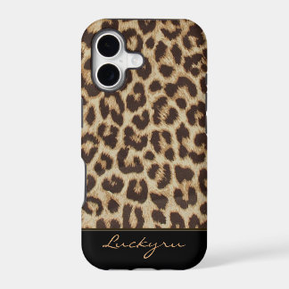 Caso feito sob encomenda do impressão do leopardo