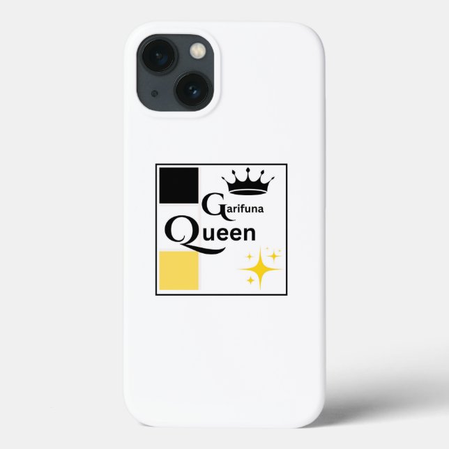 Caso Garifuna Queen IPhone 13 (Verso)