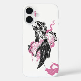 Caso Halloween Black Raven Gothic Apple iPhone 16