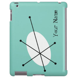 Caso iPad Azul Dazzle 'Your Name'