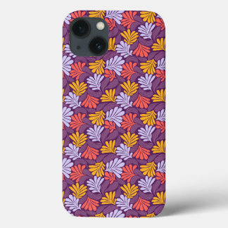 Caso iPhone 13 com Padrão Floral Retroativo