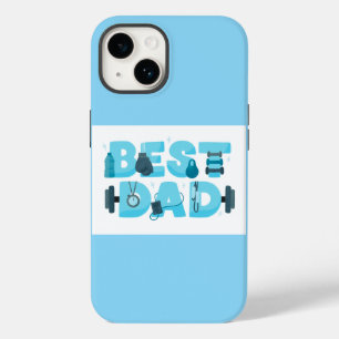 Caso iPhone 14 de cor azul