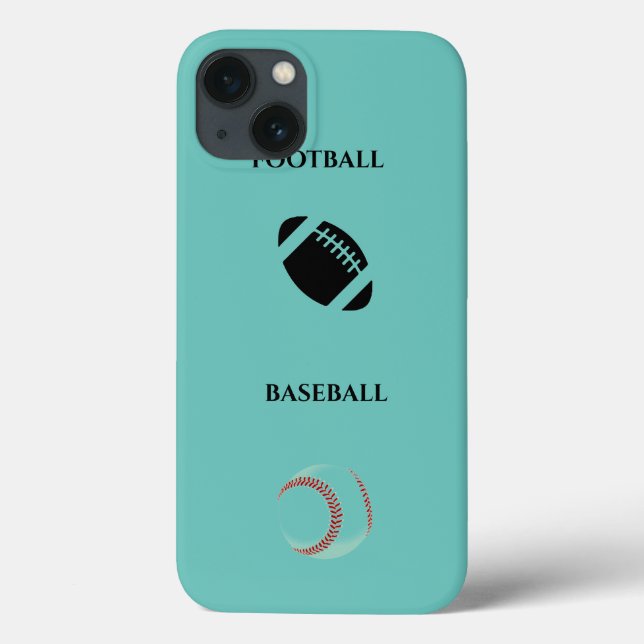 Caso iPhone/iPad de futebol/baseball! (Verso)