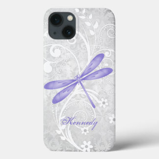 Caso iPhone X Personalizado por Dragonfly Roxo