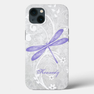 Caso iPhone X Personalizado por Dragonfly Roxo