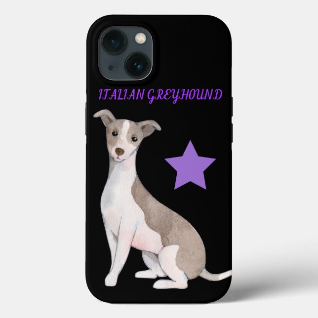 CASO ITALIANO DE GREYHOUND APPLE IPHONE 13. (Verso)
